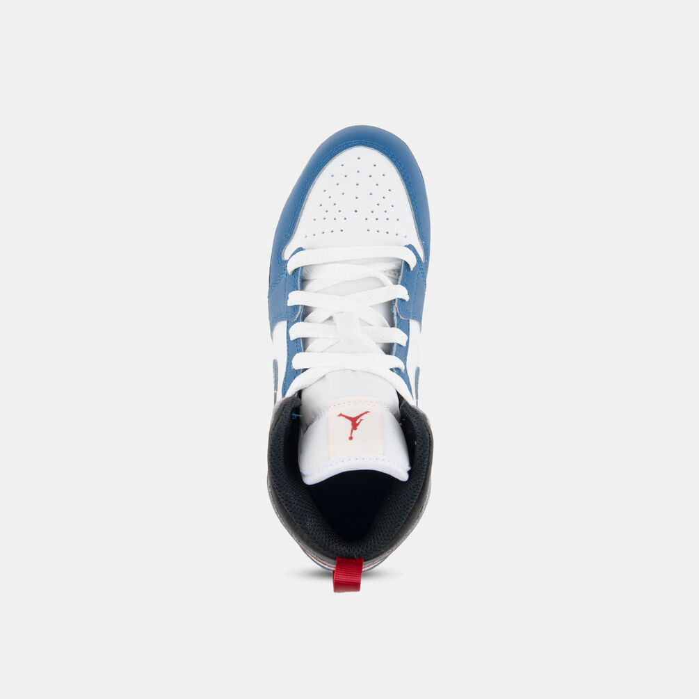 Air Jordan 1 Mid (PS), blu/bianco/rosso