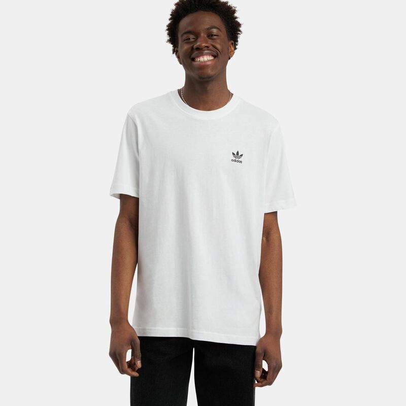 T-shirt adidas Trefoil Essentials, bianco/nero