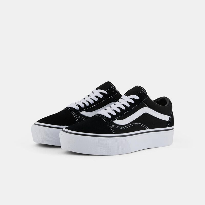 Vans Old Skool Platform, nero/bianco