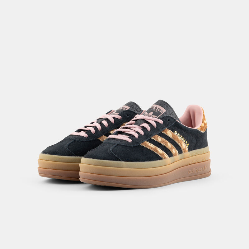 adidas Gazelle Bold, nero/rosa/animalier