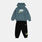 Completo Nike In The Zone Oversized Set bambini, verde/nero/bianco