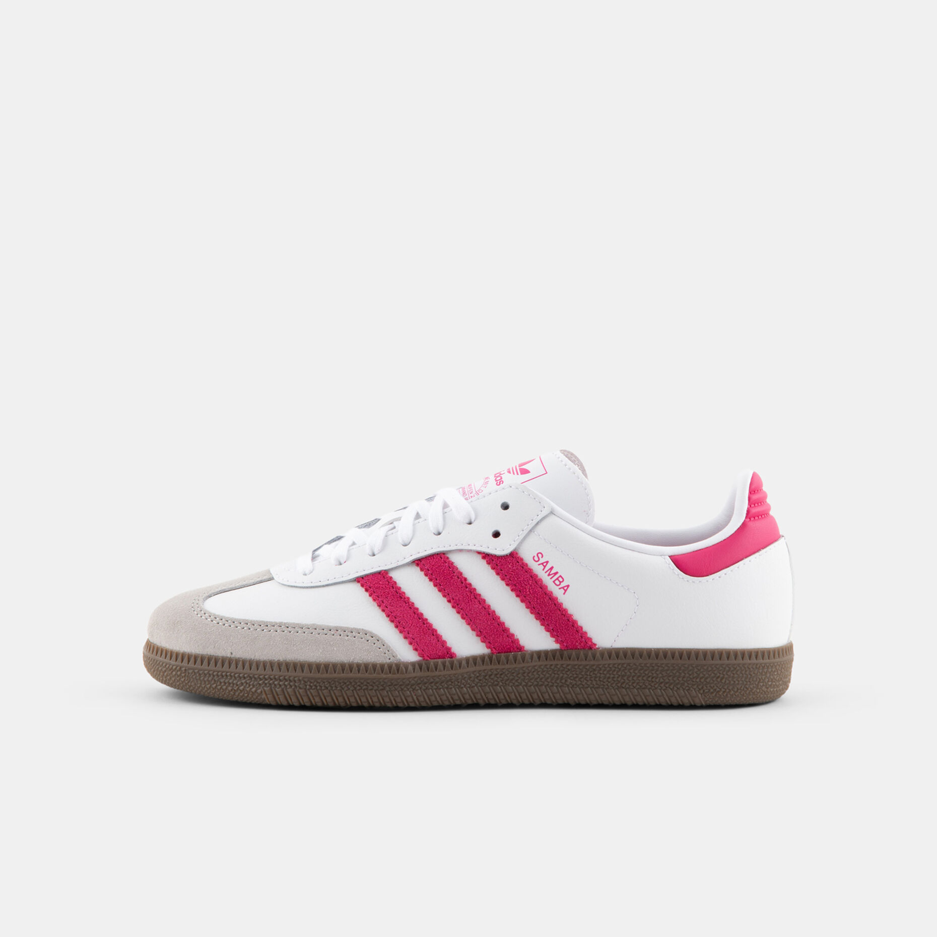 adidas Samba OG, bianco/fucsia