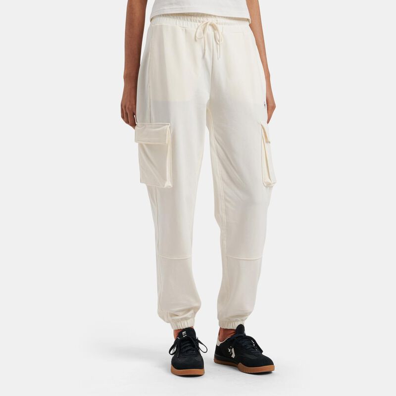 Pantaloni Converse Chuck Taylor Cargo Jogger, bianco