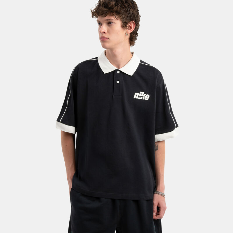 Polo Nike Sportswear Club, nero/bianco