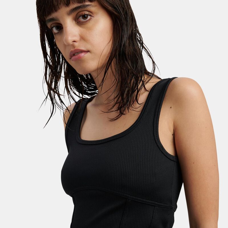 Top Jordan Crop Lifestyle, nero