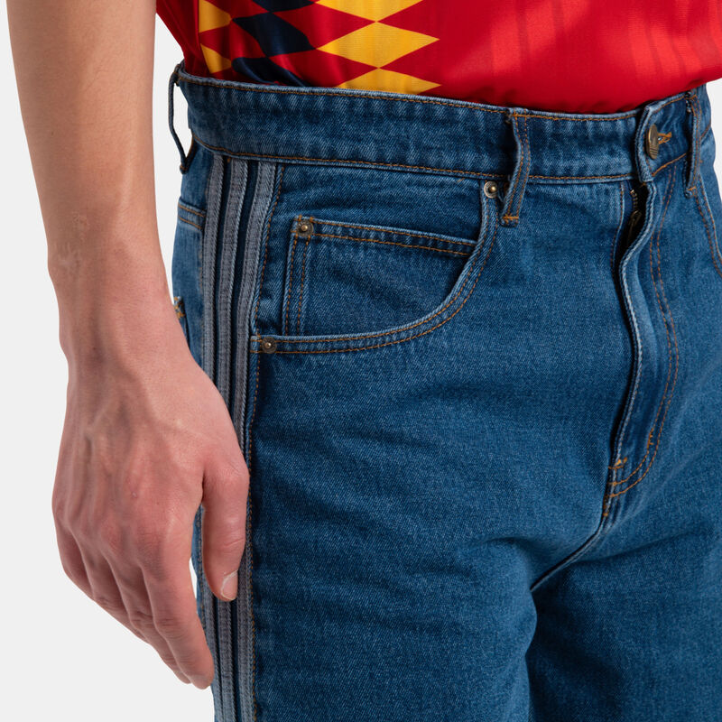 Short adidas adicolor Firebird Denim, blu