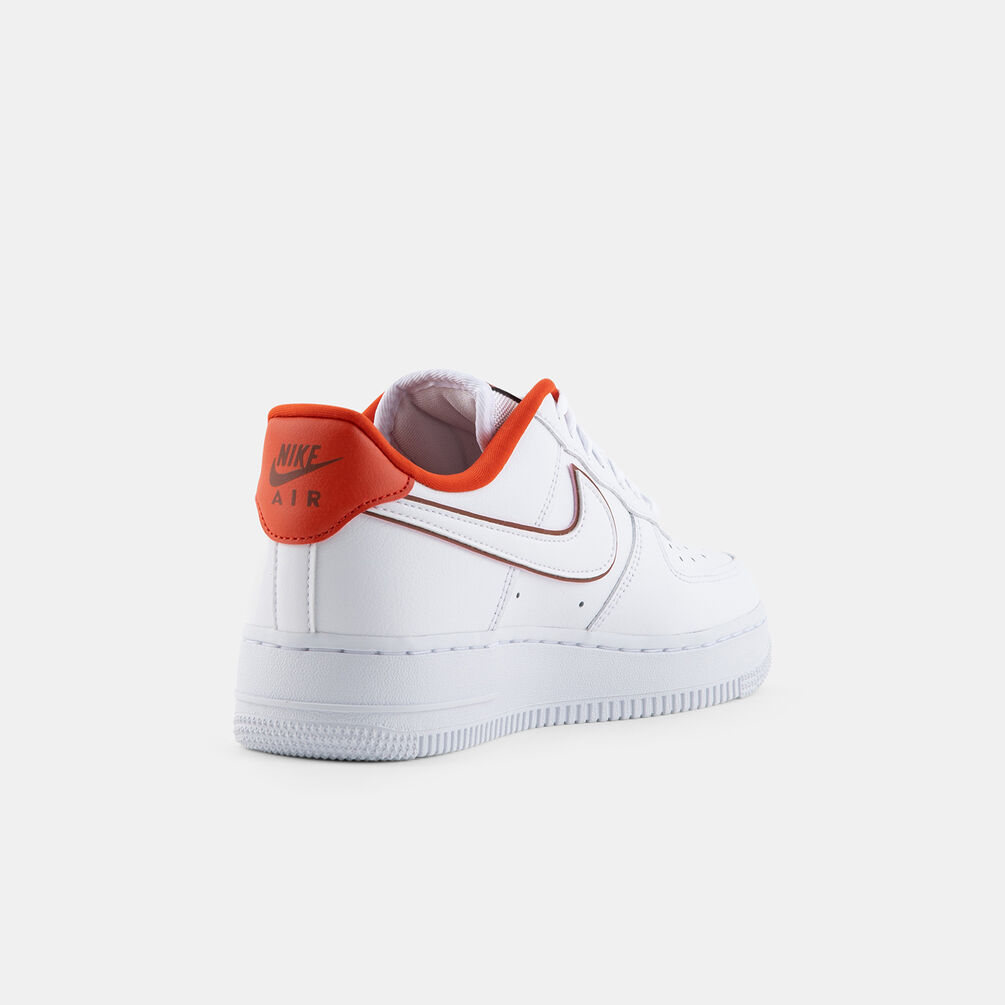 Nike Air Force 1 '07, bianco/arancione