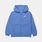 Felpa con zip Nike Sportswear Club ragazzi, azzurro