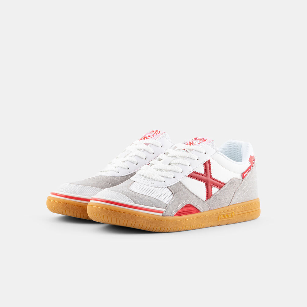 Munich Gresca XLS, bianco/grigio/rosso