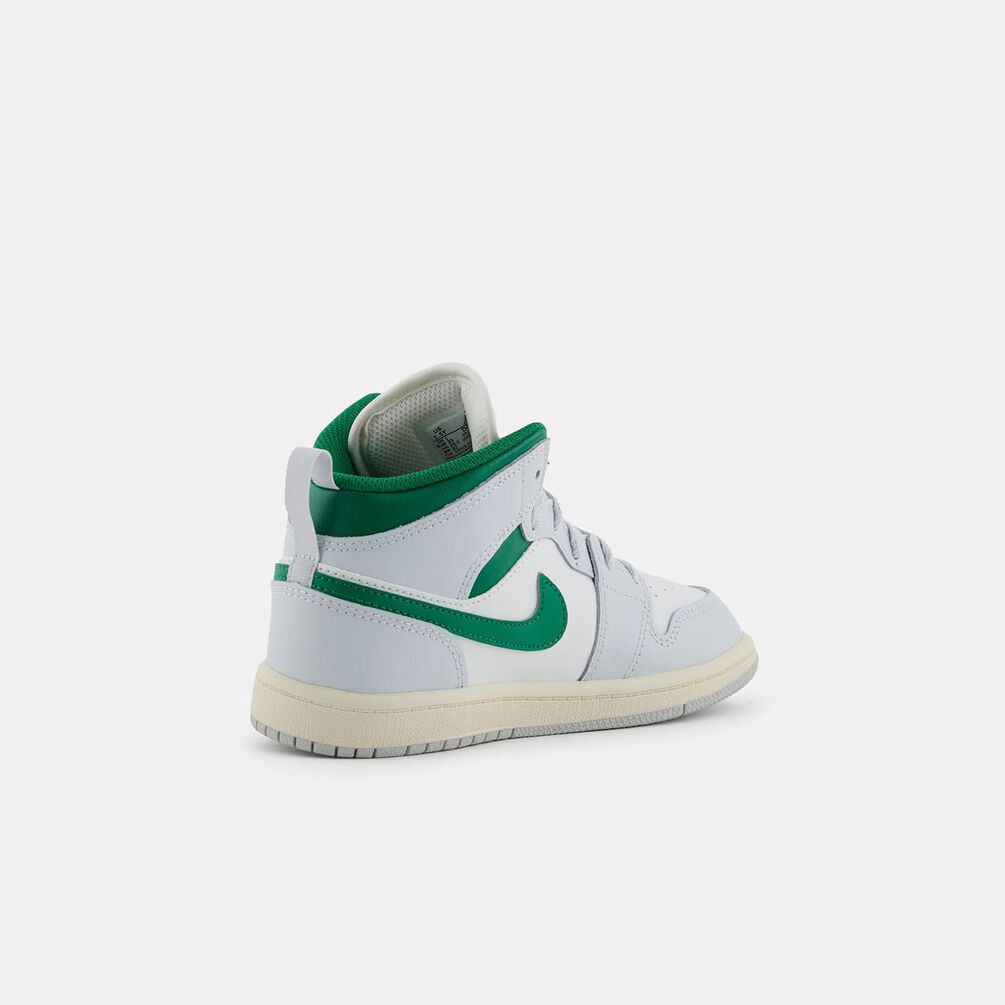 Air Jordan 1 Mid (PS), WHITE