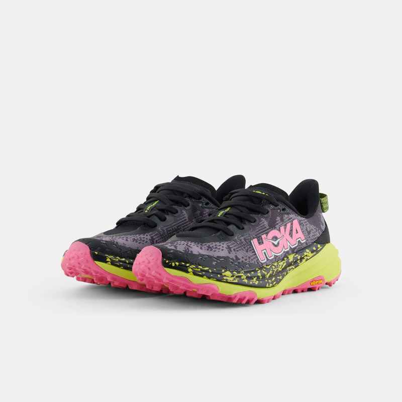 Hoka Speedgoat 6, nero/giallo/rosa