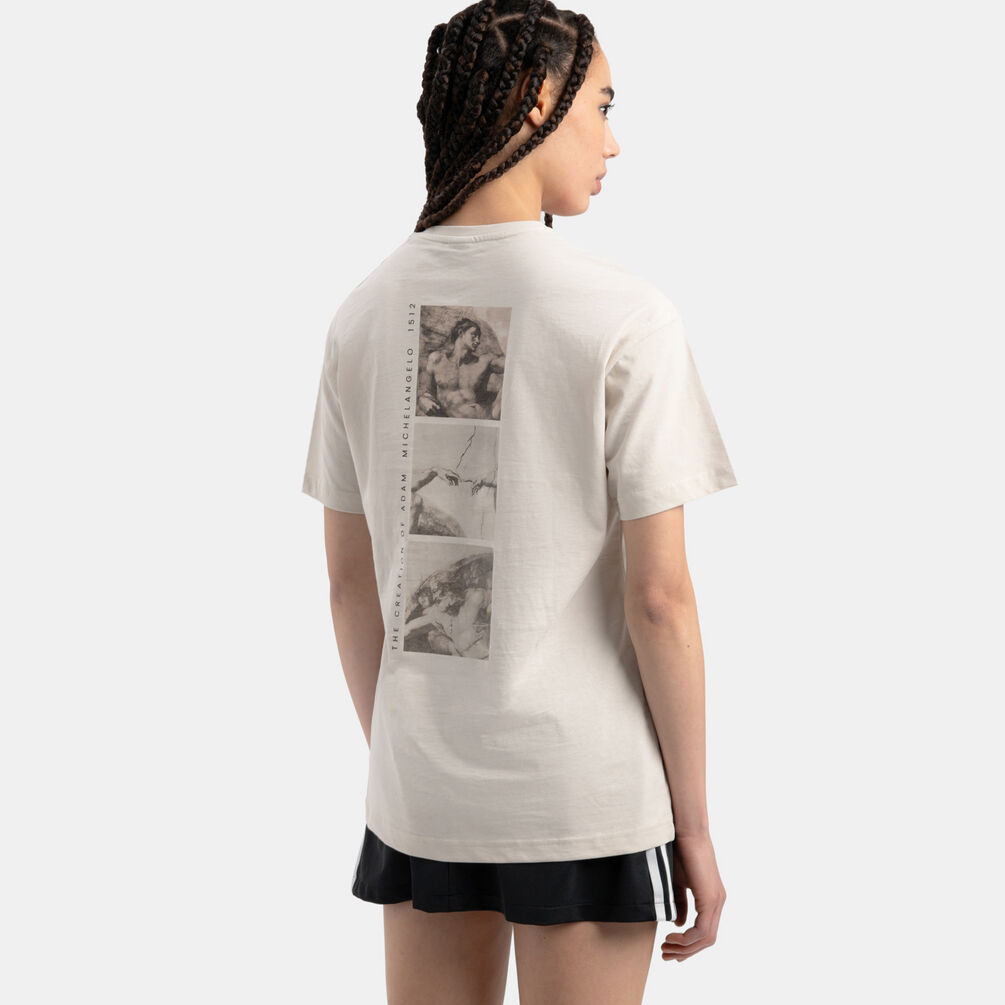 T-shirt Speedy Tee Michelangelo, beige/nero