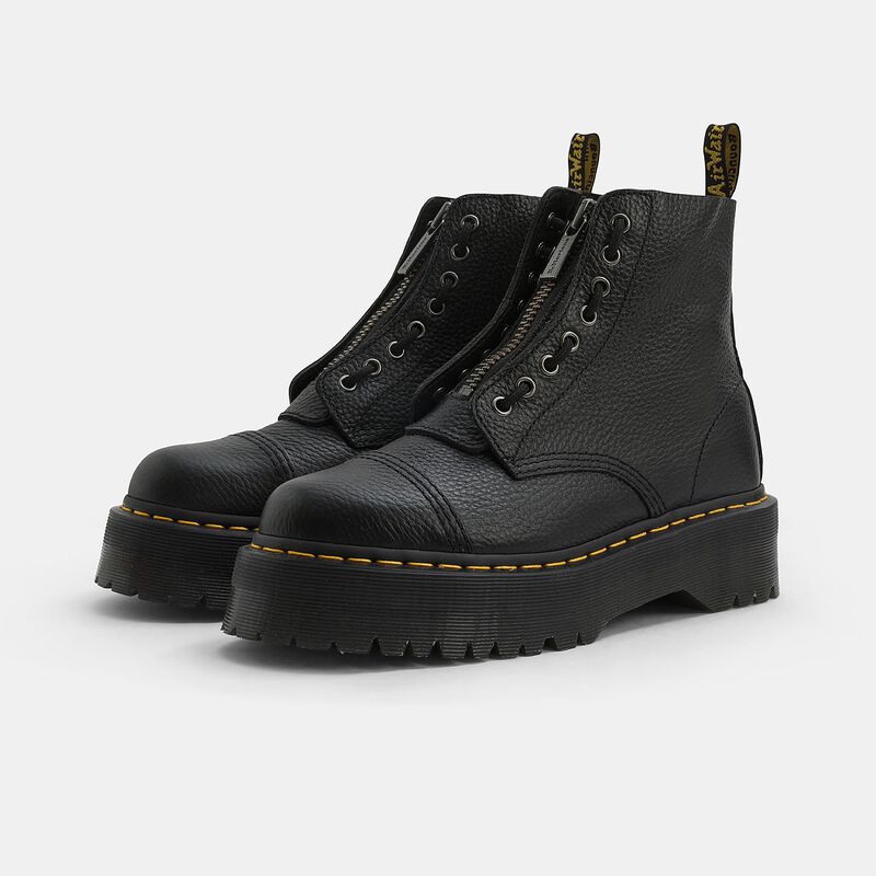 Dr. Martens Platform Sinclair, nero/giallo