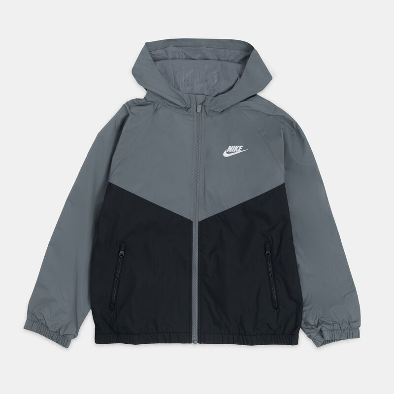 Giacca Nike Sportswear Windrunner ragazzi, grigio/nero