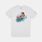 T-shirt Jordan AJ1 Wave ragazzi, bianco/multicolor