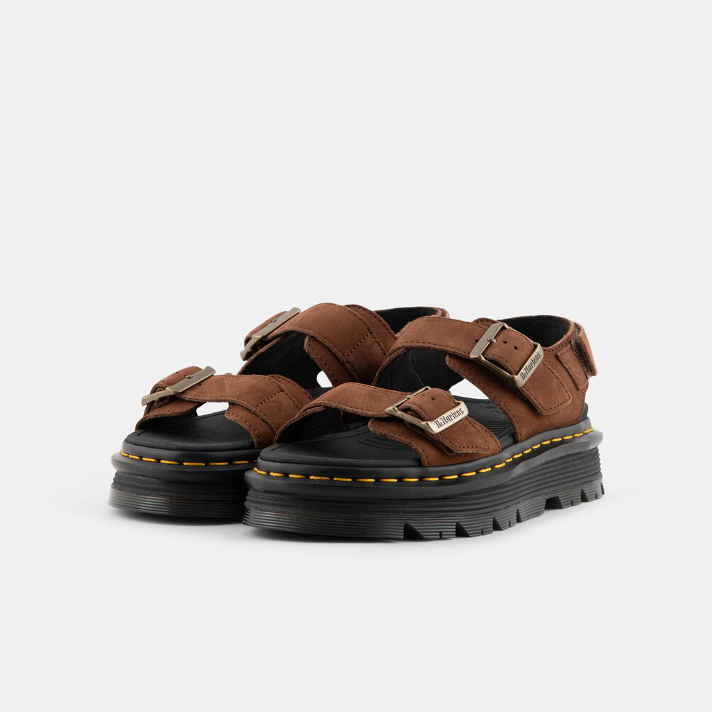 Dr. Martens Zebzag Nubuck Platform, marrone/nero