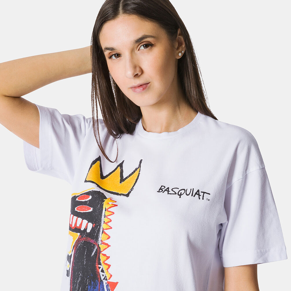 T-shirt Speedy Tee Basquiat, bianco/multicolor