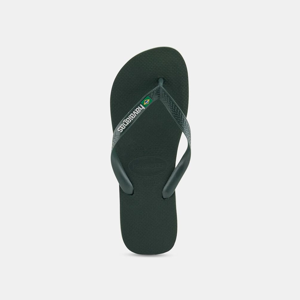 Havaianas Brasil Logo, verde/bianco