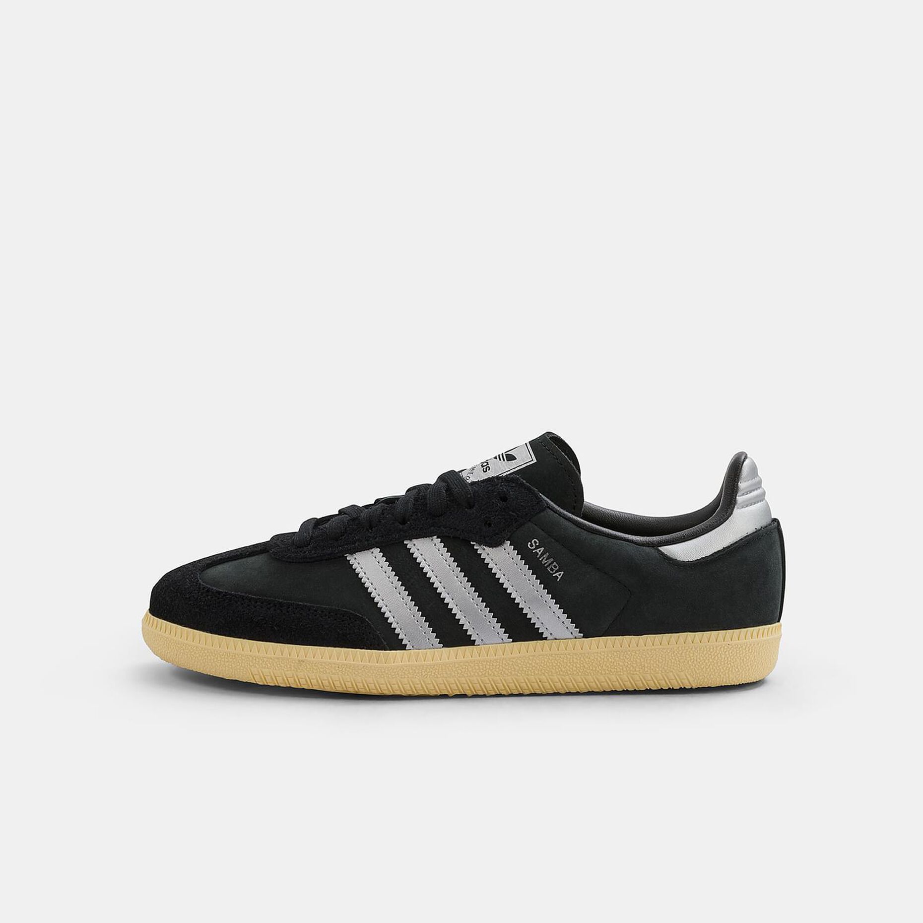 adidas Samba OG, nero/argento