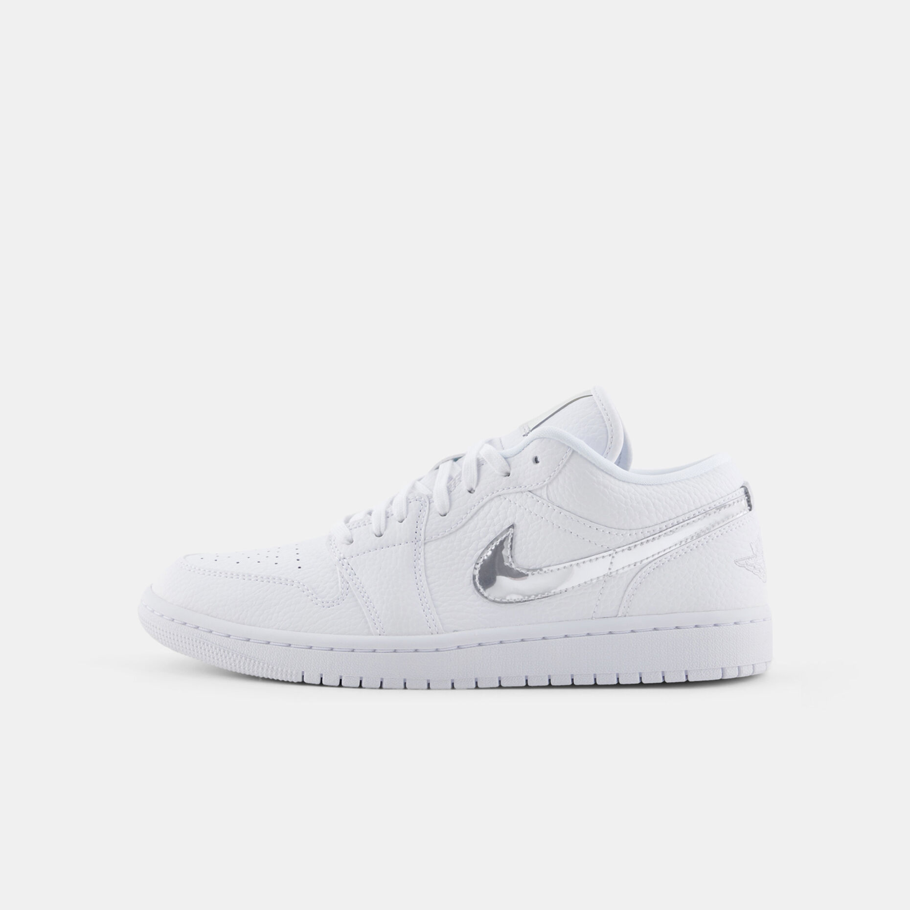 Air Jordan 1 Low SE White Metallic Silver (W), bianco/argento