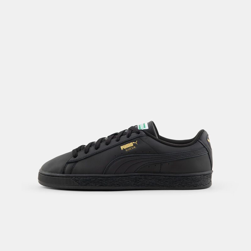 Puma Suede Leather, nero/oro