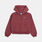 Felpa con zip Nike Sportswear Studio Fleece ragazzi, bordeaux