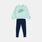 Completo Nike Sportswear Flare bambini, blu/verde acqua