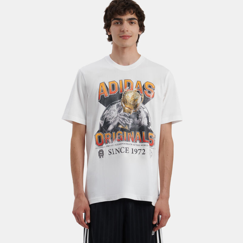 T-shirt adidas Trefoil Series, bianco
