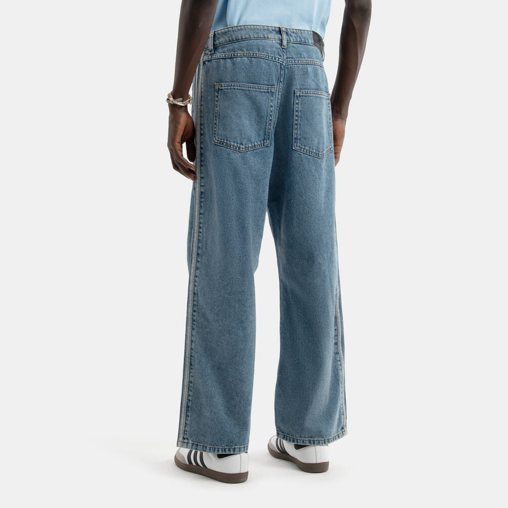Jeans adidas Firebird adicolor Denim, azzurro