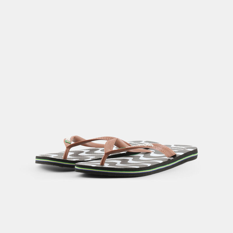 Havaianas Top Copacabana, nero/bianco/marrone