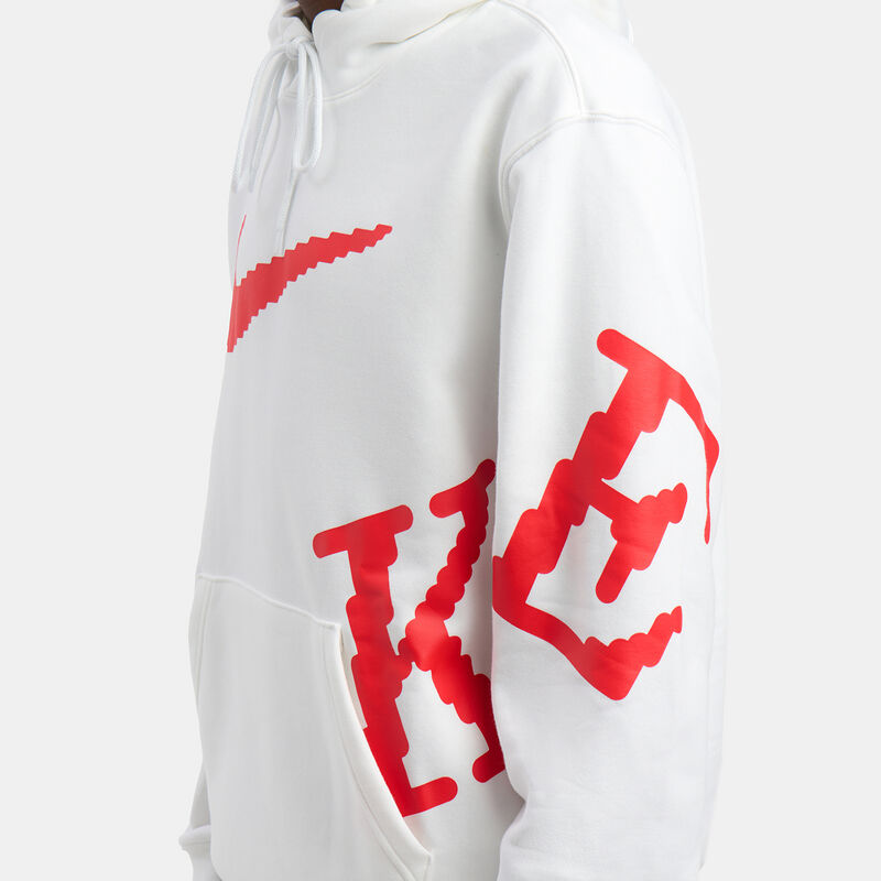 Felpa Nike Sportswear Club Neo, bianco/rosso