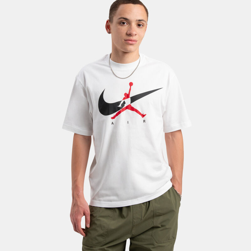 T-shirt Jordan Brooklyn Jumpman, bianco/nero/rosso