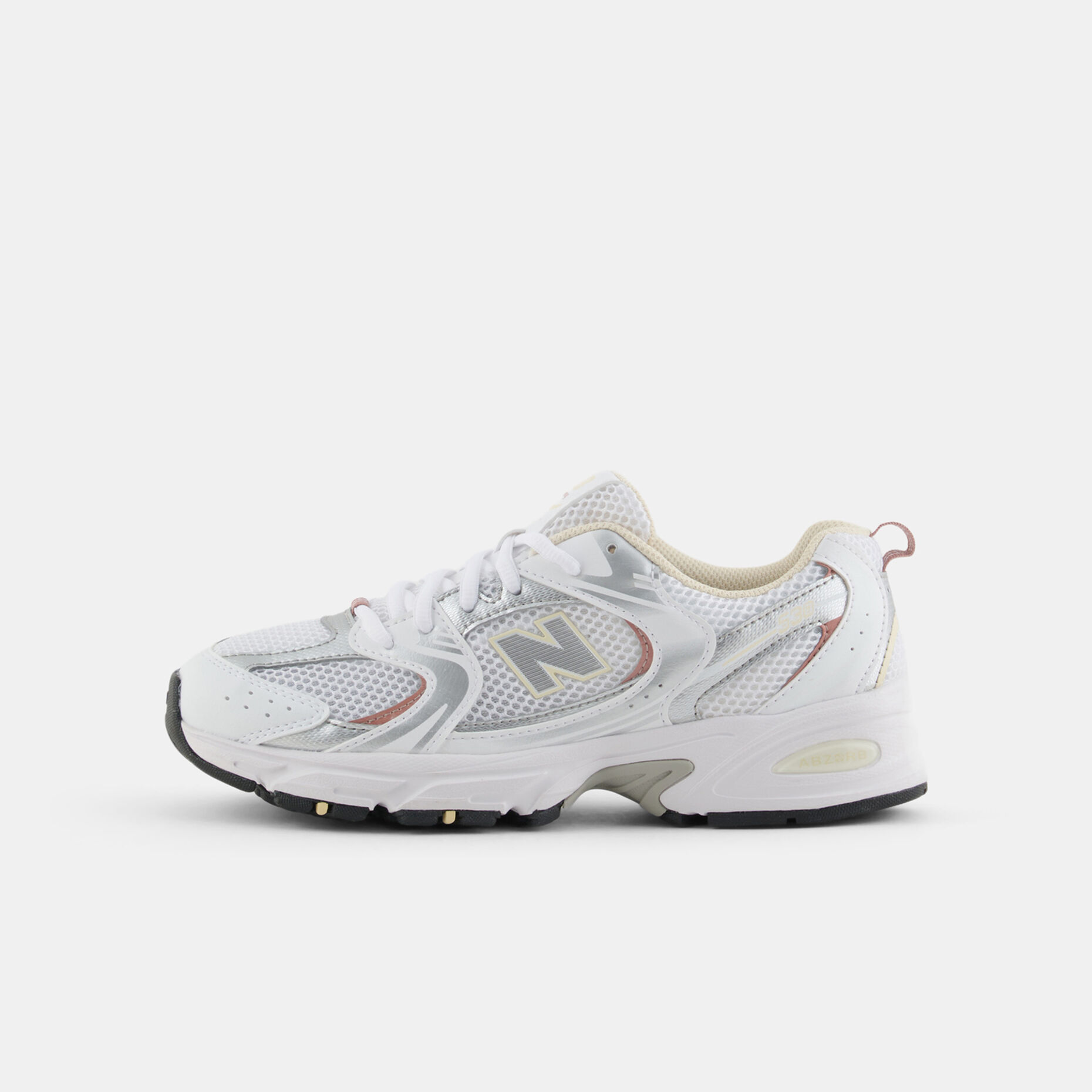 New Balance 530, bianco/beige/argento