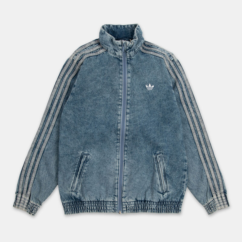 Giacca adidas Firebird Loose Denim ragazzi, azzurro