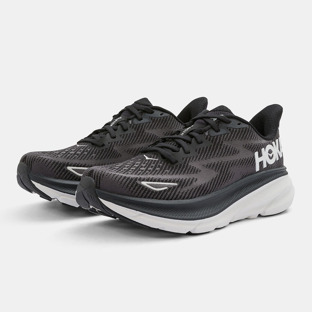 Hoka Clifton 9, nero/bianco