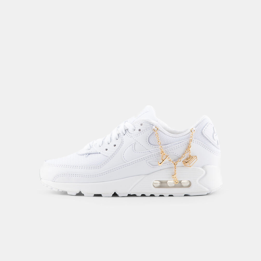 Nike Air Max 90 Premium, bianco/oro