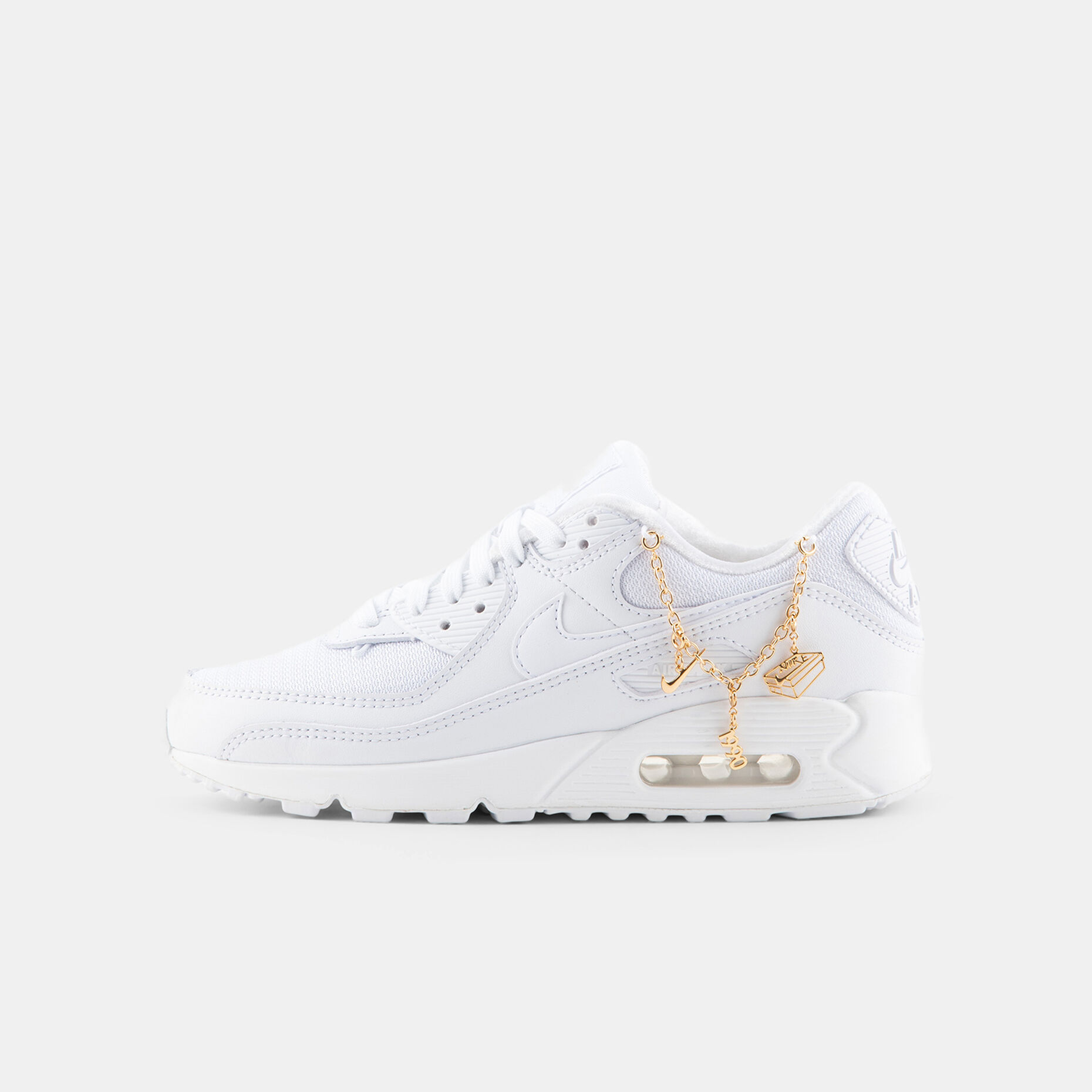 Nike Air Max 90 Premium, bianco/oro