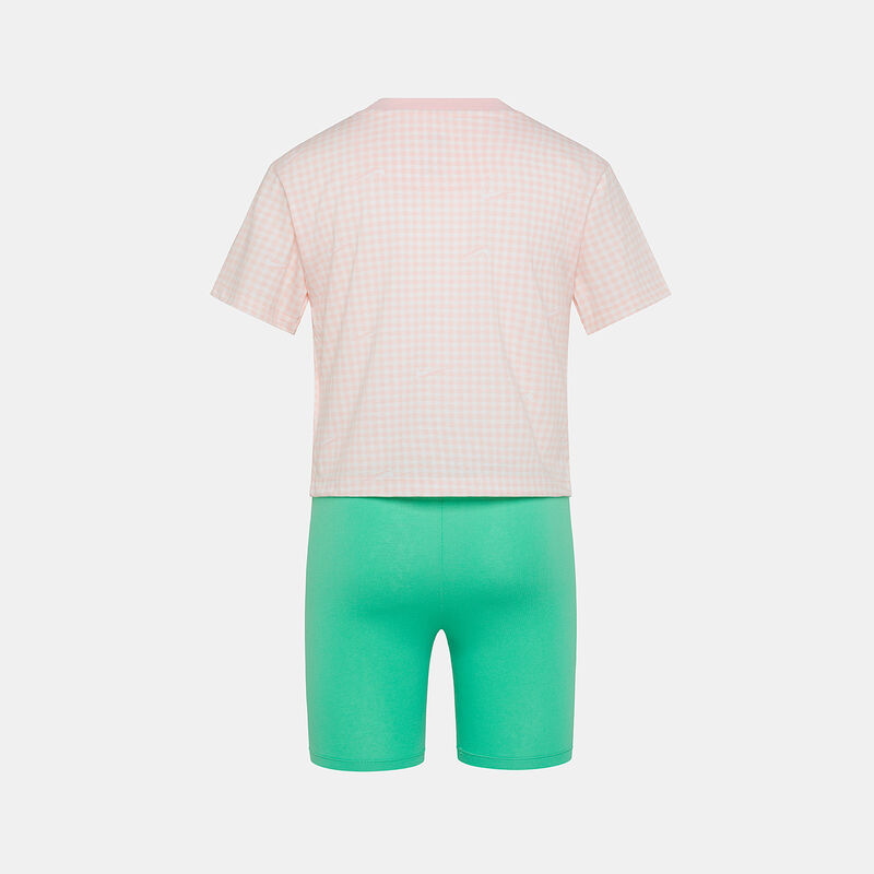 Completo Nike Pic-Nike Boxy bambini, rosa/verde