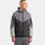 Felpa con zip Nike Tech, grigio/nero/azzurro