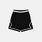 Short Jordan Dri-FIT Diamond ragazzi, nero/bianco