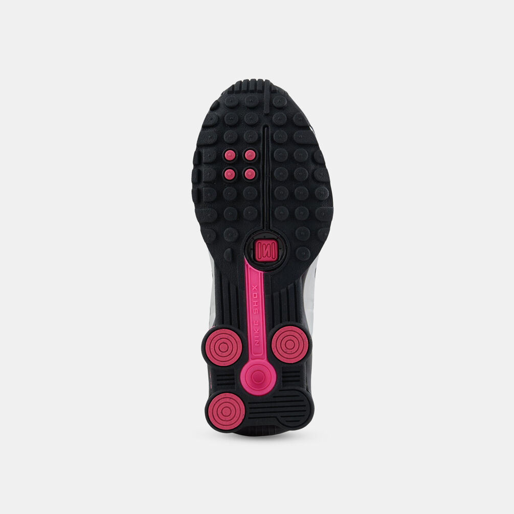 Nike Shox R4 (GS), argento/nero/rosa