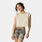 T-Shirt Only Cropped O-Neck, beige/bianco