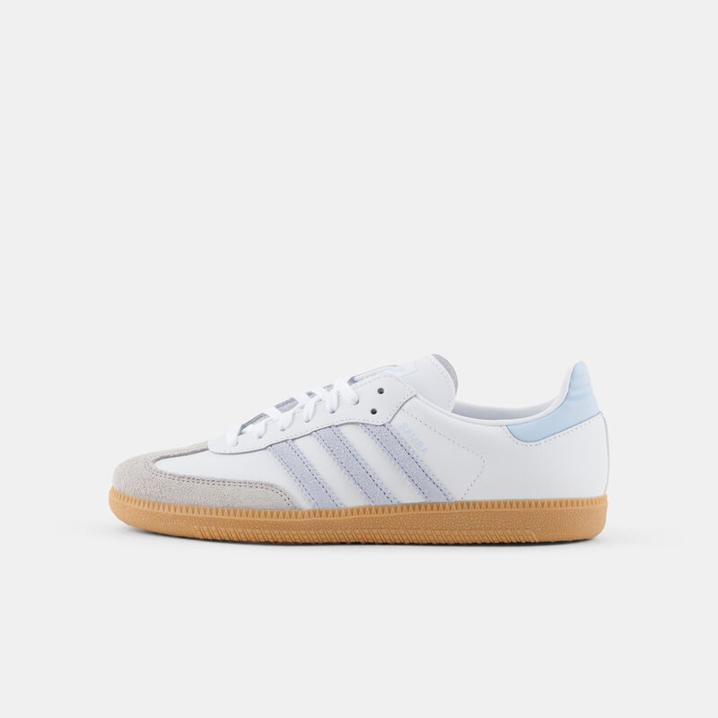 adidas Samba OG, bianco/azzurro