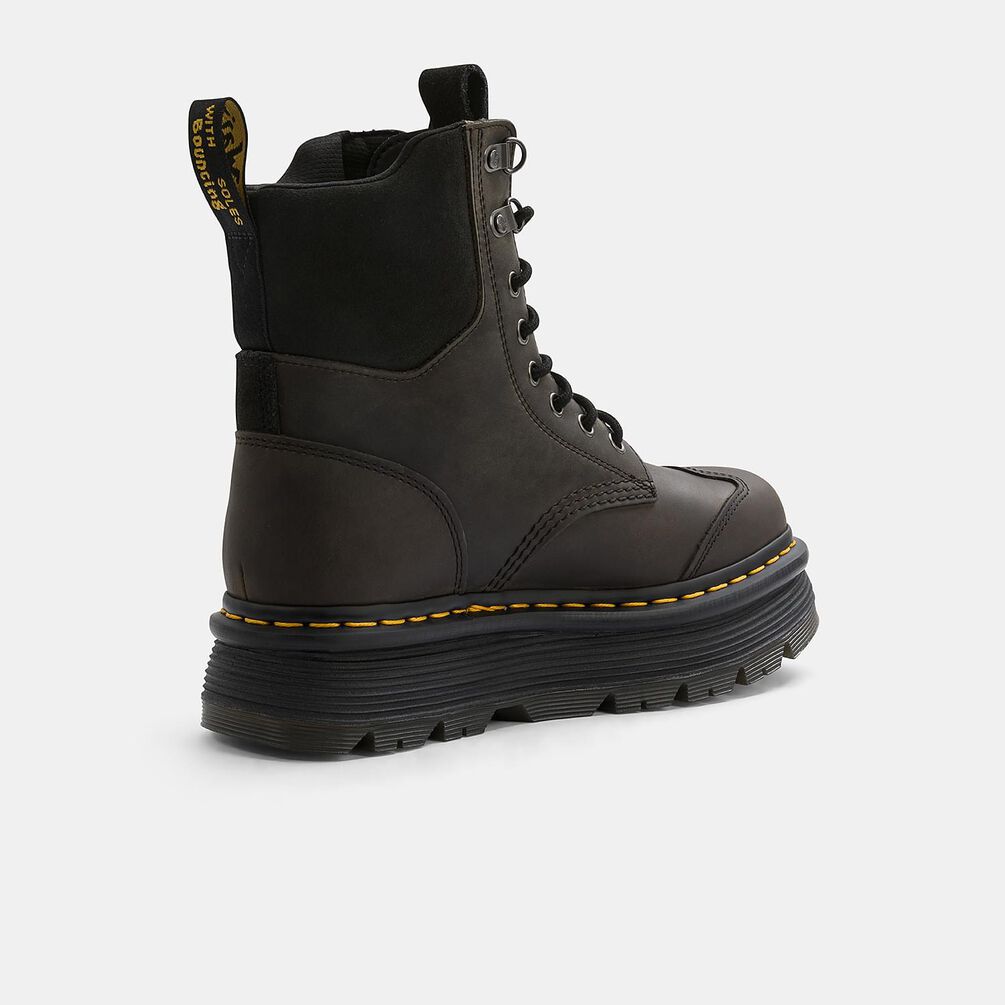 Dr. Martens ZebZag 8 Tie, nero/grigio