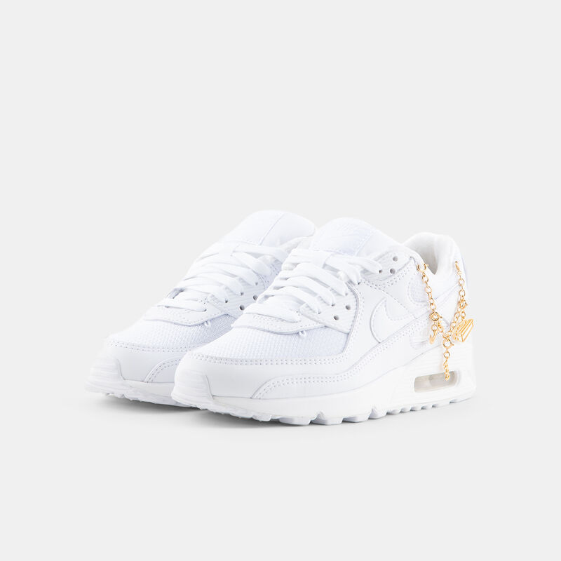 Nike Air Max 90 Premium, bianco/oro