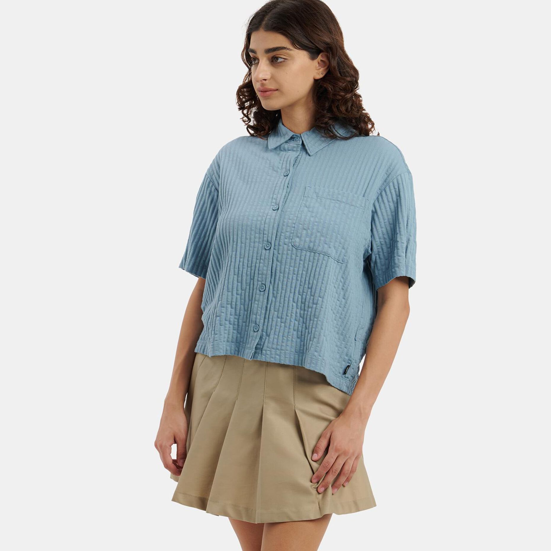 Camicia Vans Bedford Knit, azzurro
