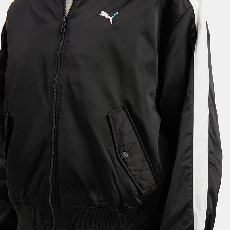 Giacca Puma T7 Bomber, nero/bianco