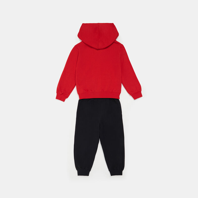 Completo Jordan Brooklyn bambini, rosso/nero