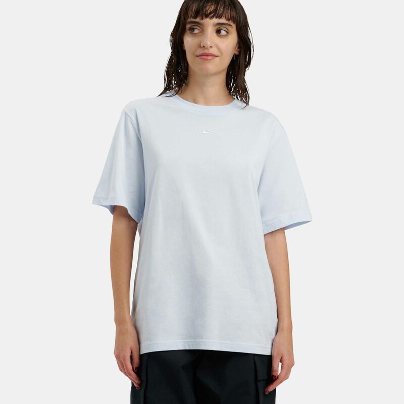 T-shirt Nike Sportswear Essential, azzurro/bianco