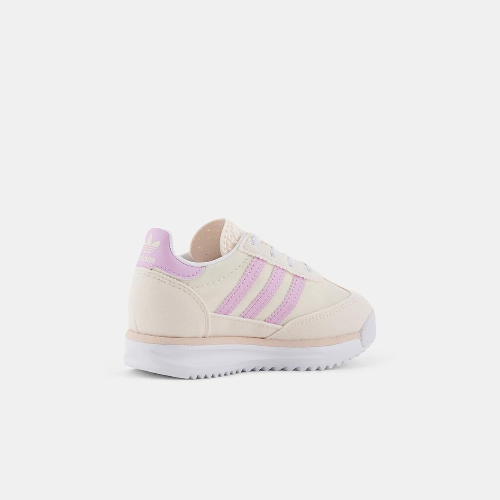 adidas SL 72 RS Elastic Laces, beige/lilla